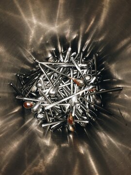 Bowl of Sample Spoons at Ice Cream Shop