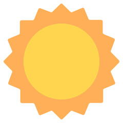 
Cute cookie in flat icon 
