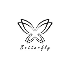 butterfly logo design
