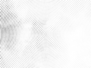 Elegant circular halftone design modern background