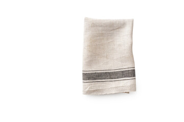 Cotton towel isolated on white background