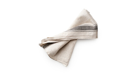 Fototapeta na wymiar Cotton towel isolated on white background