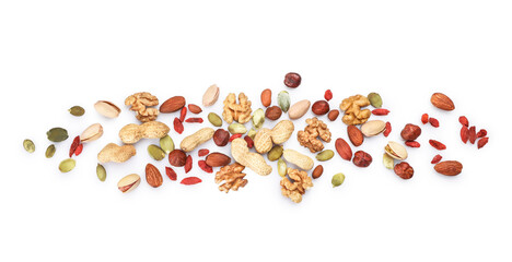 Assortment of tasty mixed nuts