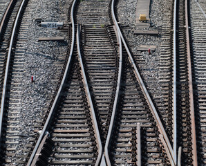 Kreuzungsweiche Bahn