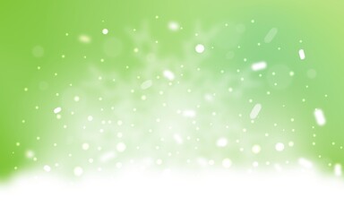 Vector layout with bright snowflakes. Shining colored illustration with snow in christmas style. The template can be used as a new year background.