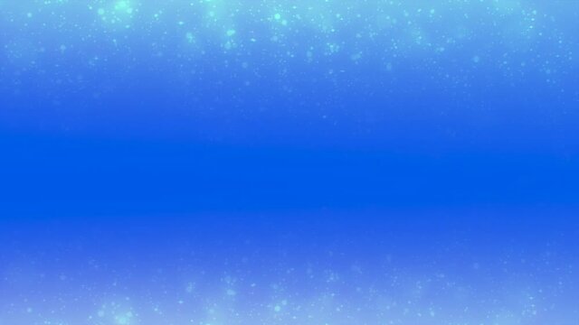 Abstract motion background shining snowflakes with bokeh. .Christmas background with shine snowflakes and free text space on blue background.