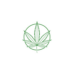 cannabis icon logo