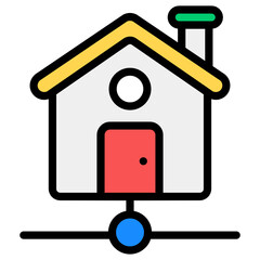 
Editable style of home network icon
