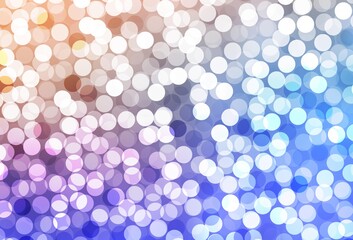 Light Blue, Yellow vector texture with disks.