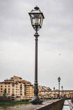 Lamp Post near the Arno River in Florence, Italy