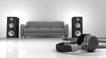 Chillout Room and Headphones