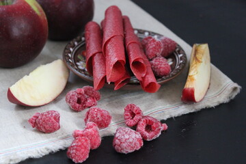 Pastila on black backgroung