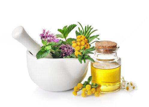 Herbal and alternative medicine concept