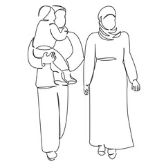 muslim family