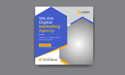 Corporate Business social media post and web banner template 