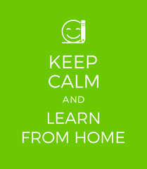 learn from home card