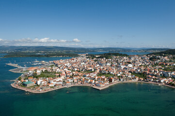 aerial view of La Toja, el Grove
