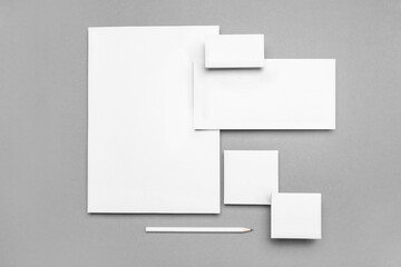 Branding stationery, identity corporate concept