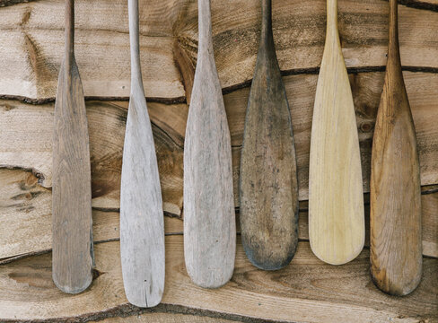 Wooden Canoe Paddle