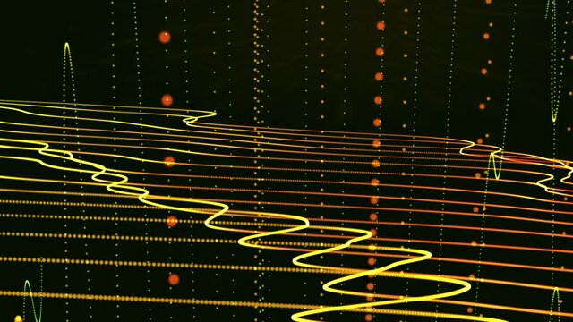 strings of energy waves matrix
