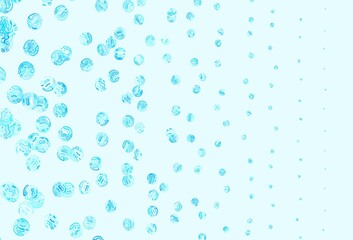 Light BLUE vector texture with disks.