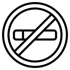 
Stop smoking in flat vector, cigarette under forbidden sign 
