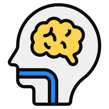 recommend clip art: 
                    Long alimentary canal icon, flat design of pharynx
                    