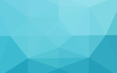 Light BLUE vector low poly layout. Shining colored illustration in a Brand new style. Completely new design for your business.