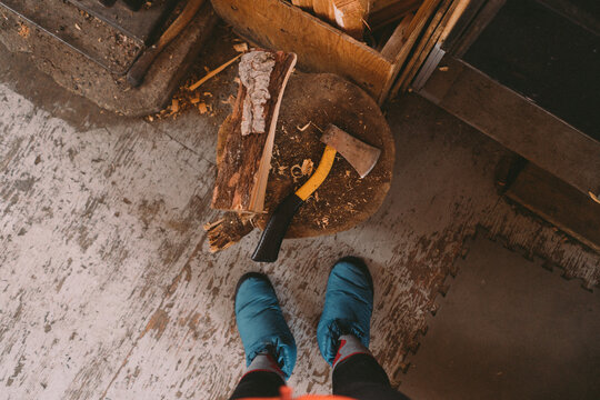 Axe and Wood