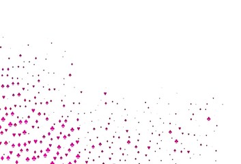 Light Pink vector layout with elements of cards.