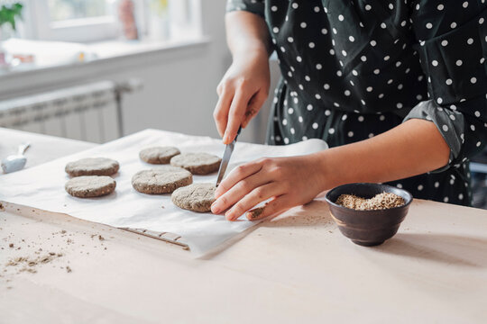 Woman Making Bannocks