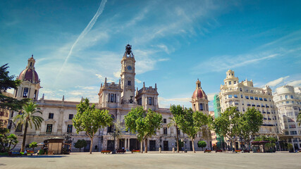 Ayuntamiento de Valencia en la plaza de la Mascleta © David Andres