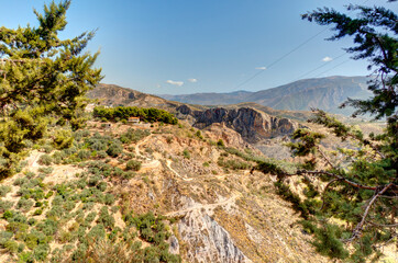 Fototapeta na wymiar La Alpujarra Granadina, Andalusia, Spain
