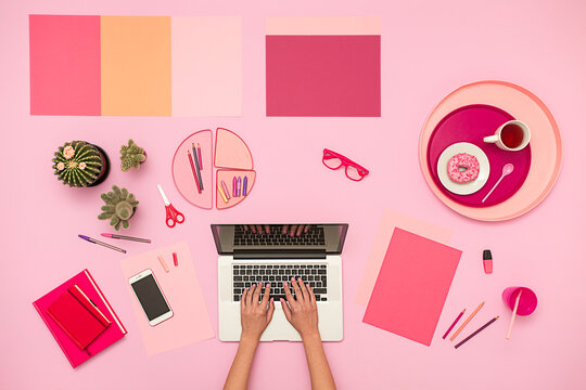 Pink desktop