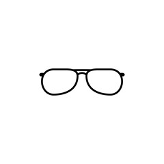 eyeglasses icon vector symbol isolated illustration