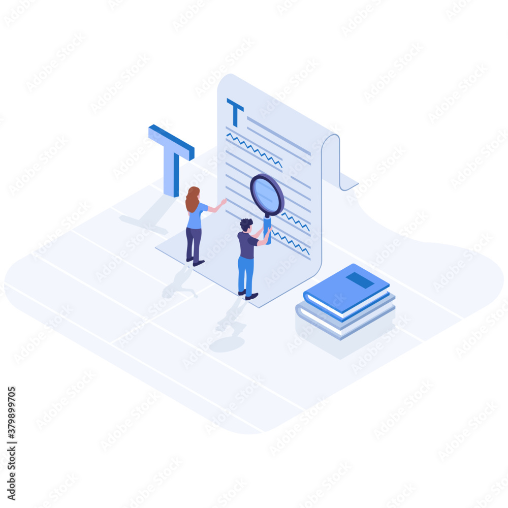 Canvas Prints isometric illustration design of website builder