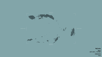 Maluku - Indonesia. Bounding box. Administrative © Yarr65