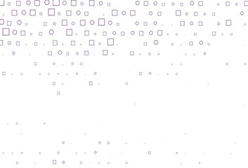 Light Purple vector backdrop with dots, spots, cubes.