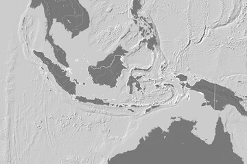 Indonesia borders. Bilevel