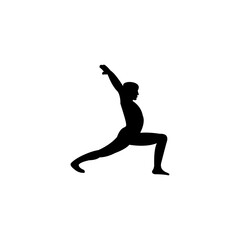 Fototapeta na wymiar yoga gymnastic movement people icon vector symbol illustrations