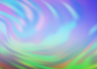 Fototapeta premium Light Blue, Green vector blurred bright template. Shining colorful illustration in a Brand new style. A completely new template for your design.