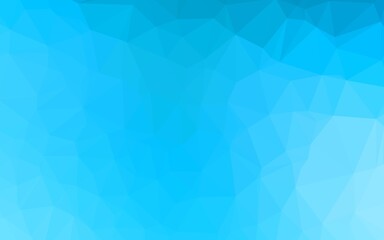 Light BLUE vector abstract polygonal layout. A sample with polygonal shapes. Brand new style for your business design.