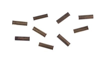 hunting cartridges isolated on white background