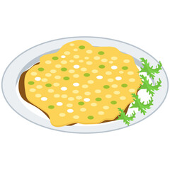 
Italian cuisine icon in isometric design 
