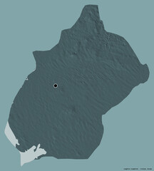 Longford, county of Ireland, on solid. Administrative