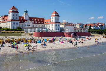 Strand am Kurhaus von Binz