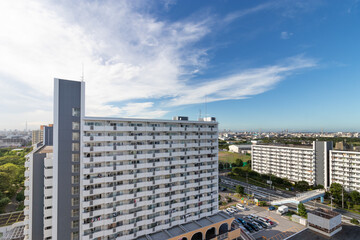 市川市にある団地　千葉県　日本