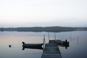 Calm lake in Sweden