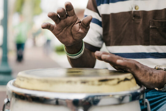 Conga Player in Miami