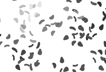 Light Silver, Gray vector backdrop with abstract shapes.